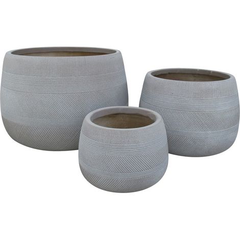 SET 3 PZVASI TULIPANO TAUPE (1/4)