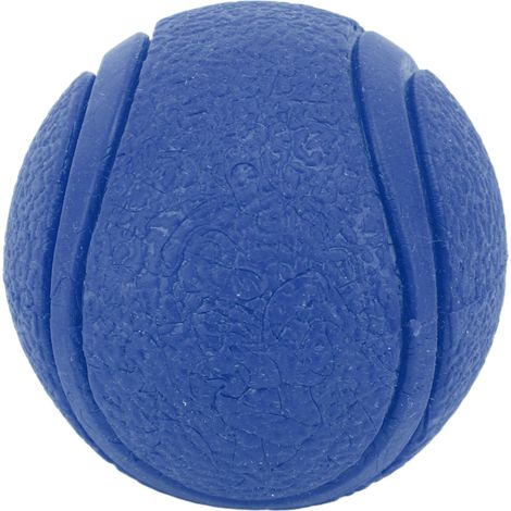 Hundespielzeugball aus Gummi, schwimmender Hundeball, interaktiver Welpen-Zahnreinigungs-Kauball, M, Blau (1/5)