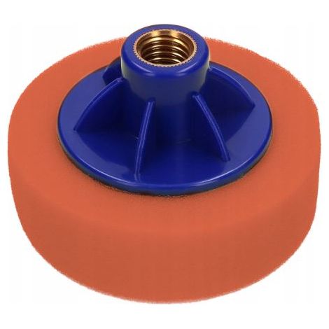 Mini esponja de pulido, naranja, universal, para rosca M14 (1/2)
