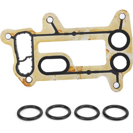 Jeu de Joints d'étanchéité pour Boîtier de Filtre à Huile Kit de Joint de Boîtier de Filtre à Huile avec Joint Torique 11427802114 Remplacement pour 1 Series E81 02/2006‑12/2011 (1/5)