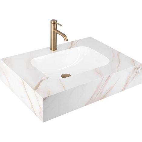 Wandwaschbecken REA Aresa Grey Gold 70 (1/5)
