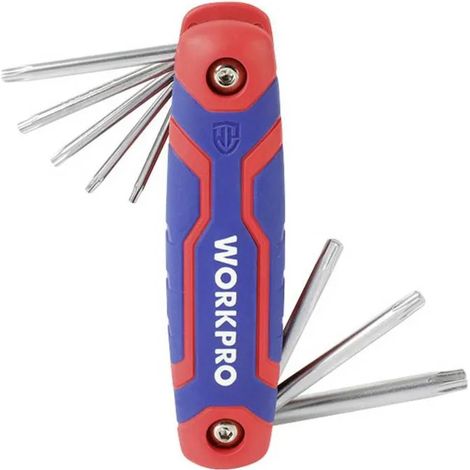 Chiavi workpro torx wrench set cromo vanadio ergonomico