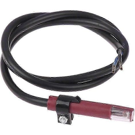 Détecteur de flamme compatible QRB1, photorésistance, cellule photoélectrique de 5 cm, commande de brûleur, rouge et noir industriel 26-27 (1/5)