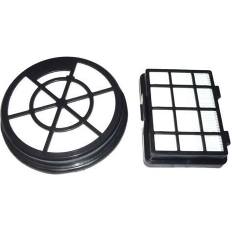 Lot de 2 filtres de rechange pour aspirateur Bosch Serie 2 VXBSGS05V2, filtre d'échappement et filtre de protection du moteur (1/5)
