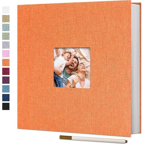 Grand album photo autocollant pour photos 10x15 et 20x25 cm, album de scrapbooking à faire soi-même, 40 pages vierges (1/5)