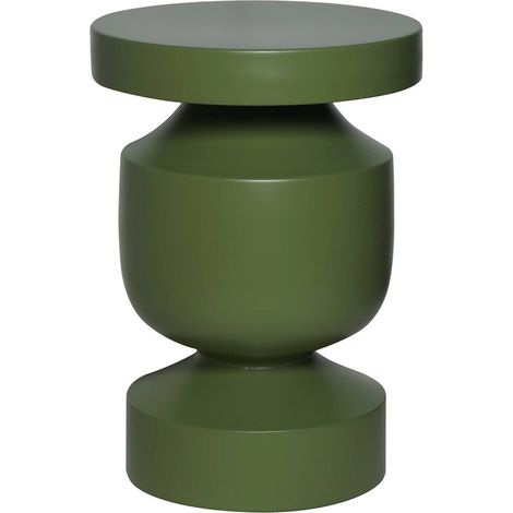 sweeek - Beistelltisch, Sofaende, Nachttisch aus Metall, Ø30,5 x H 43,5 cm