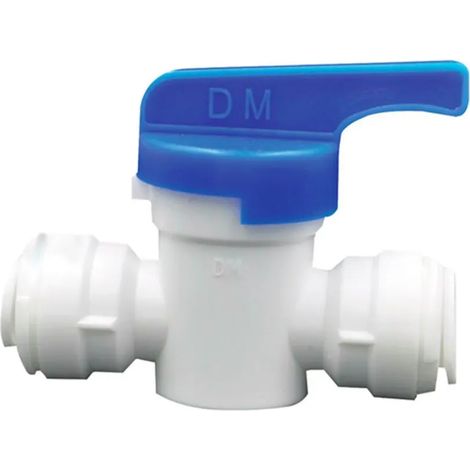 Robinet d'arrêt vanne d'arrêt avec raccord droit 3/8 pouce pour tuyaux 9,5 mm diamètre extérieur filetfiletage mâlee mâle femelle