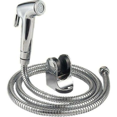 Douchette pour robinet Ensemble de pulvérisateur de robinet de bidet de main d'acier inoxydable pour l'individu de pommeau de douche de salle de bains (1/4)