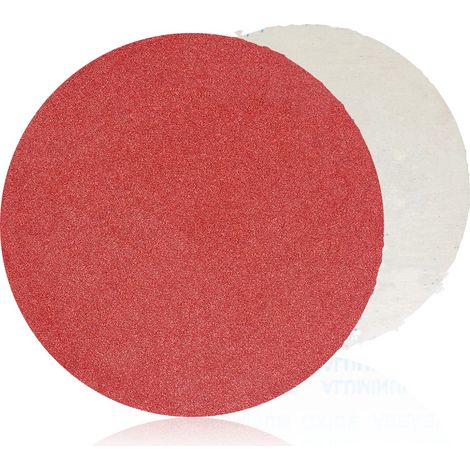 Papier de verre ponceuse à disque fixe 8PCS. 250 mm de diamètre. Convient pour le polissage du métal/bois/meubles et plastique (1/5)