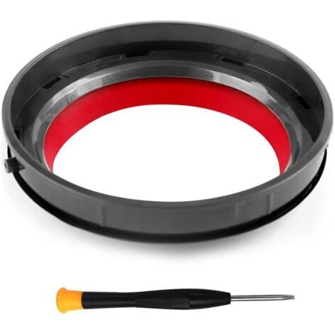 Pr Joint D'étanchéité Fixe, Joints Fixes Compatible Avec Dyson V10/SV12, Aspirateur Pièces de Réparation et Remplacements Accessoires, Avec tournevis (1/4)