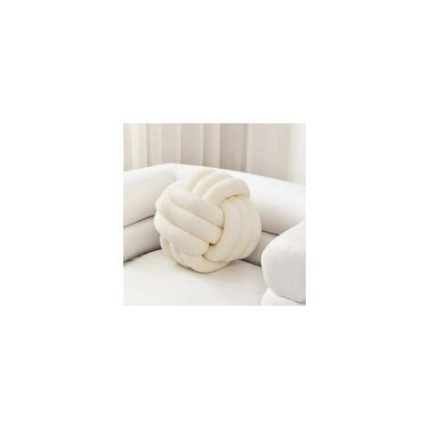 Weiches, rundes Kissen mit Knoten – Kinderzimmerdeko – Handgefertigt – Beruhigendes Kuscheltier zum Stressabbau – Weiches Knotenkissen, rundes Kissen – Crezuo (1/4)