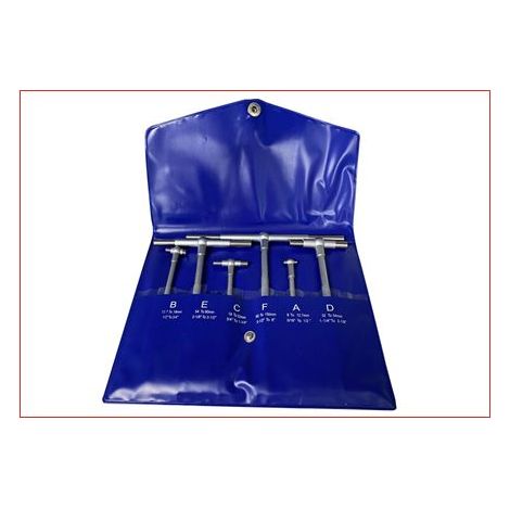 Jauge d'alésage RS PRO Jauge télescopique d'alésage, Chrome, 6 pièces ( Prix pour 1 )