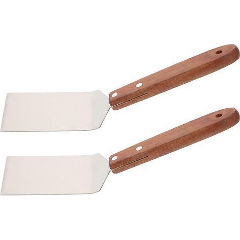 Spatule à steak en acier inoxydable (1 pièce) - Spatule à steak pratique (couleur café)-21x6.7cm-Coffee (1/4)