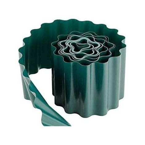 Lawn Edging 15CM x 9M Garden Lawn Edging Border Plastic Edger Roll For Lawns Borders Flower Beds (1/5)