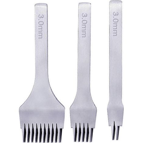 Lederperforationswerkzeug für handgefertigte Lederwaren (3 mm) (1/5)