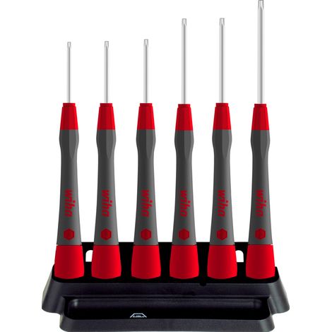 Wiha Juego de destornilladores de precisión PicoFinish® TORX® MagicSpring®, de 7 unid., incl. soporte (42998)