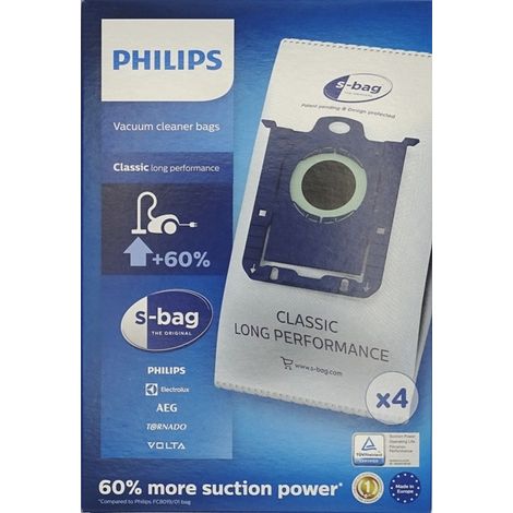 Confezione di 4 sacchetti in microfibra S- - Aspirapolvere - PHILIPS - 63316 (1/4)