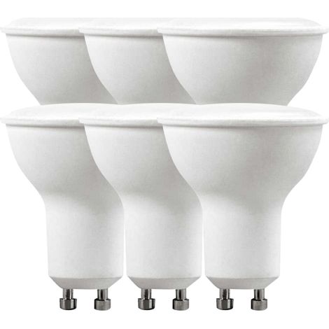 V-TAC VT-2225 LED-Strahler 4,5 W SMD GU10 kaltweiß 6500 K satinierte Abdeckung Box 6 Stück – SKU 212741