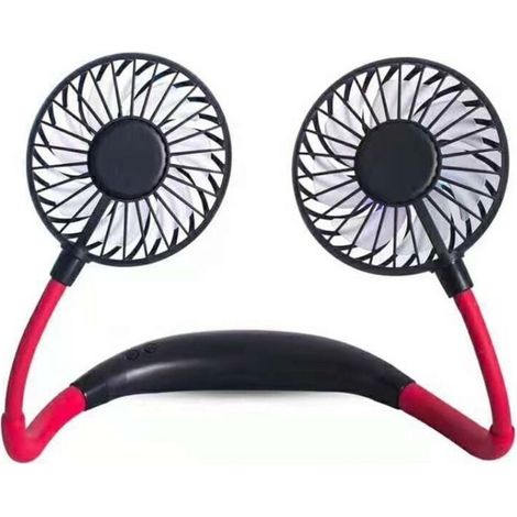 Ventilateur de cou, ventilateur portable tenu dans la main USB Mini ventilateur de cou de sport pers