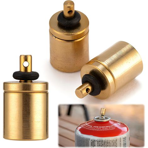 Lot de 3 adaptateurs de recharge de gaz (1/5)