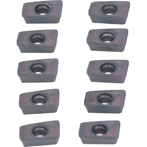 10 plaquettes de tournage en carbure pour tour CNC, fraisage du bois et du métal, outils de tournage et de fraisage pour machines-outils. (1/5)