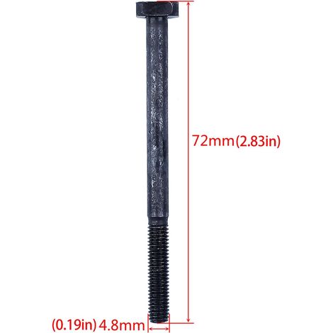6 boulons de silencieux d'échappement pour tronçonneuses Stihl 017 018 Ms170 Ms180 1123 148 1201 (1/5)