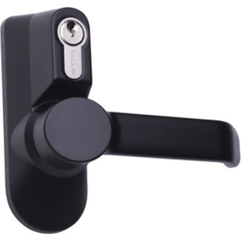 Maniglia con Cilindro Nero Cisa 07078.38 Imp Ind.mecc