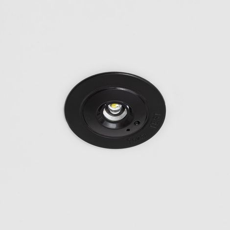 Downlight Luz de Emergencia LED 3W 3H de Autonomía Negro 60 mm (1/3)