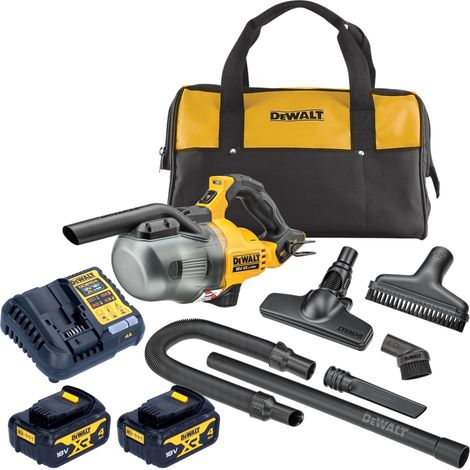 DeWalt DCV 501 LM2 aspirador de varilla sin cable 18 V 0,7 l polvo clase L + 2x batería recargable 4,0 Ah + cargador