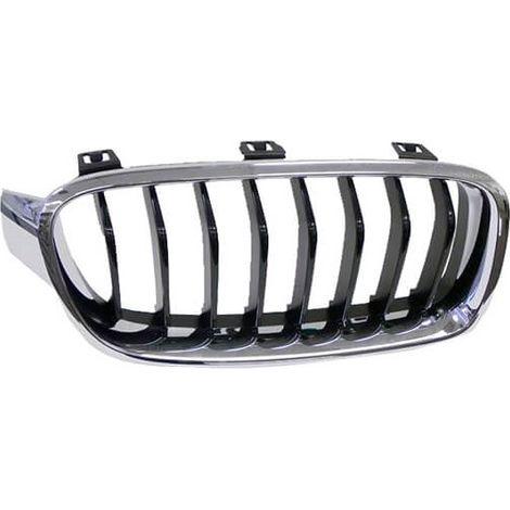 Grille de calandre avant droite noire et chromée Sport Line BMW Serie 3 F30/F31 2012-2018