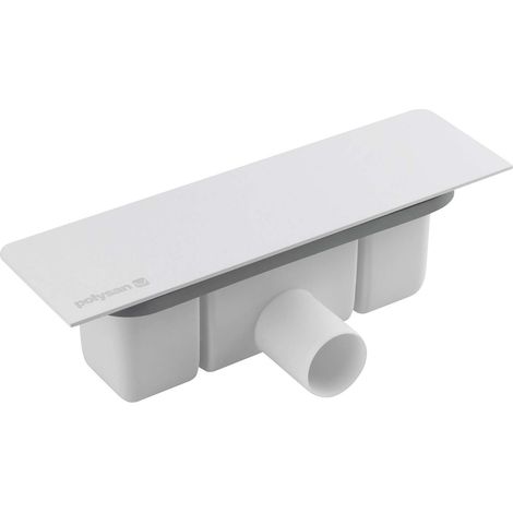 Polysan - Sifón para plato de ducha Kazuko, con tapa, blanco. 26327 (1/5)