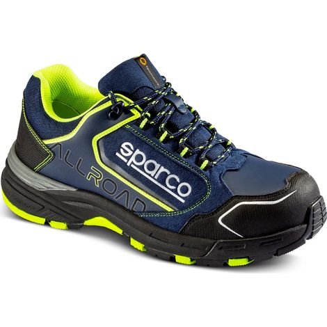SPARCO SCARPA ALLROAD - Taglia: 42 - Colore: Blu Marine / Giallo Fluo