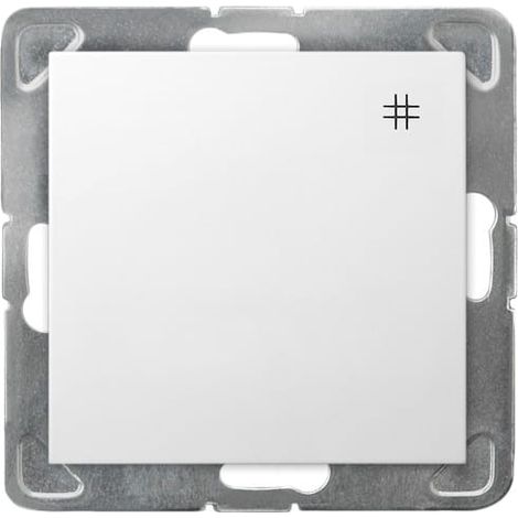 Connettore a croce p/t bianco Impresja senza cornice