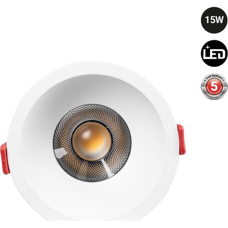 Downlight LED 15W  CCT  lumière sélectionnable 9–10cm OSRAM driver KGP