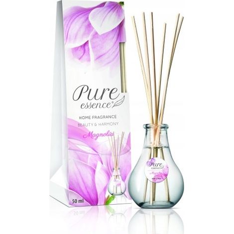 Diffusore di aromi Pure Essence Magnolia da 50 ml con bastoncini (1/2)