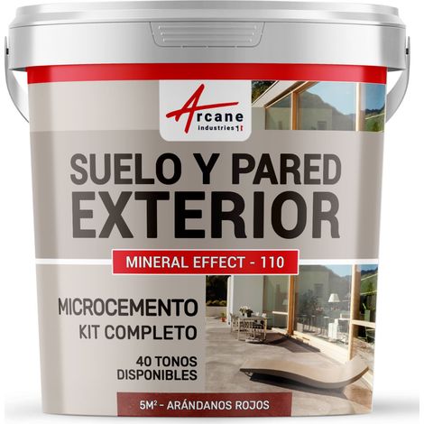 Microcemento para exteriores: suelos, muros, terrazas, balcones, escaleras