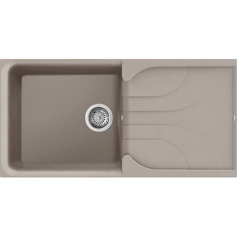 Lavello Elleci Incasso 1 vasca 100x50 Ego 480 Granitek Grigio Tortora LGE48043