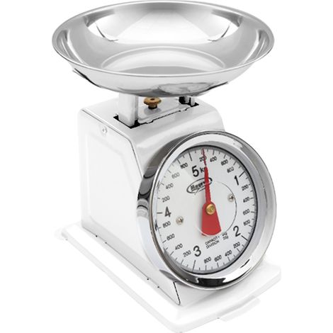 Bilancia da Cucina Analogica Acciaio Colorata Max 5 kg 3 Colori