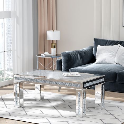 Mirrored 4 Leg Coffee Table (1/5)