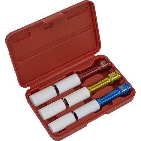 Sealey SX031D Alloy Wheel Impact Socket Set 1/2""Sq Drive 3pc