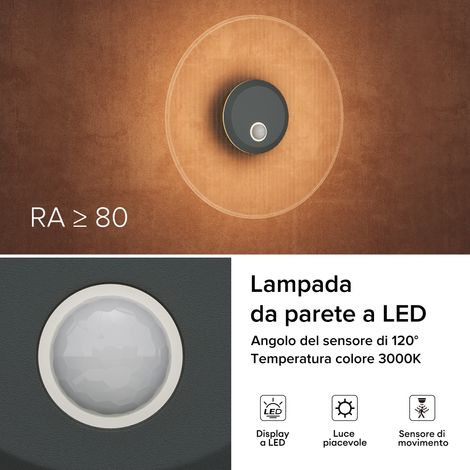 doporro Lampione da Giardino 3000K, Luminoso da Giardino IP65 Paletti Esterni Led φ30x6.5cm in Alluminio per Giardini, Parchi, Aree Residenziali e Ingressi LunaLights, Sabbia grigio scuro (1/5)
