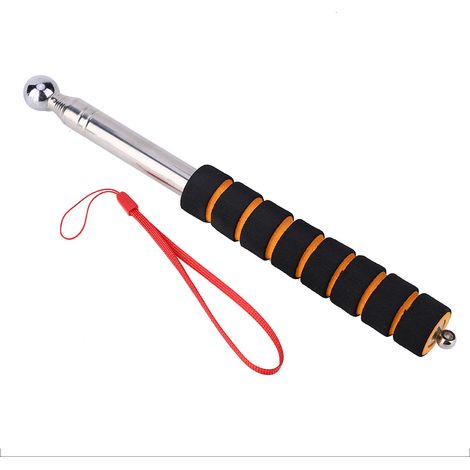 Marteau portable en caoutchouc antichoc avec poignée champignon, outil d'inspection de carrelage de 130 cm (1/5)