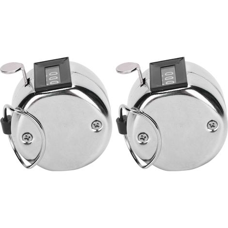 Compteur manuel en acier inoxydable 0-9999 pour inventaire, comptage industriel et gestion de stock