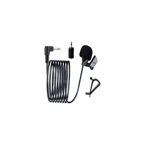 Microphone de Voiture 3,5 mm pour Autoradio Stéréo de Voiture, GPS, DVD, Micro de Rechange pour Sony Pioneer Kenwood Boss JVC Jensen Alpine avec Adaptateur 3,5 mm vers 2,5 mm