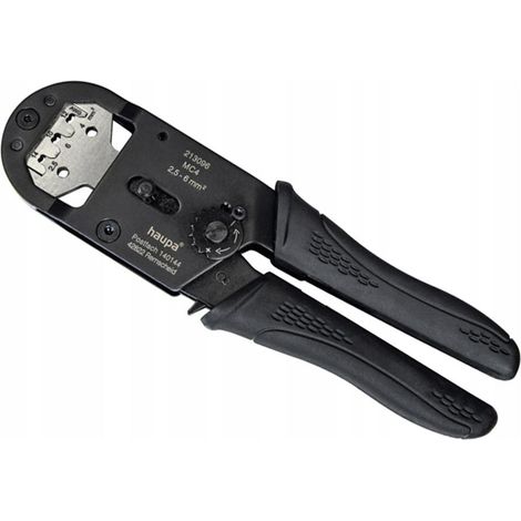 Haupa HUPcompact HC05 pince à sertir noire 5 kN