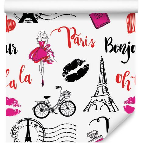 Papier peint parisien tendance pour salon et chambre 50x1000 cm (1/5)