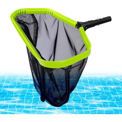 Swimming Pool Net with Aluminum Frame - Deep Double Layer Landing Net and Ground Skimmer Net - Fine Mesh Net for Leaves, Insect and Algae - Ideal for Pool, Pond (1/5)