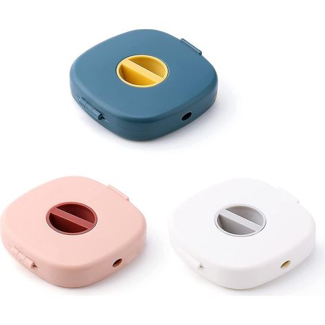 Lot de 3 enrouleurs de câbles ronds, organiseur de fils USB 2-en-1, range-câbles pour chargeur, écouteurs et cordons de données, gestion de câbles compacte (1/5)