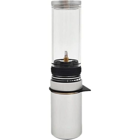 Veilleuse à gaz pour extérieur, de camping portable, lampe à gaz à l'épreuve du vent, lampe torche à bougie à gaz réglable, pièce de camping (1/4)