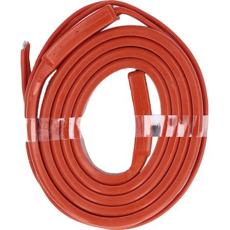 Ceinture chauffante Flexible 100W, enveloppe antigel en Silicone isolée étanche à l'eau pour tuyaux en métal et plastique, 25x1000mm, AC220V.A (1/5)